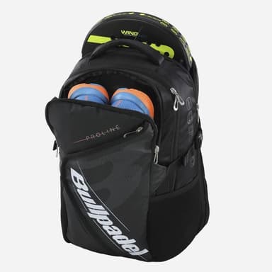 Bullpadel Black Backpack