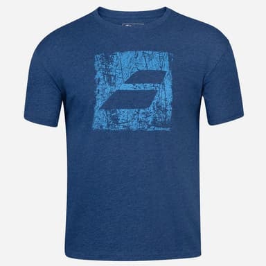 Babolat Exercise Big Flag Tee Blue M