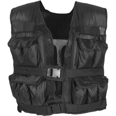 Gorilla Sports VÆGTVEST - 10KG 20KG 30KG 20 kg
