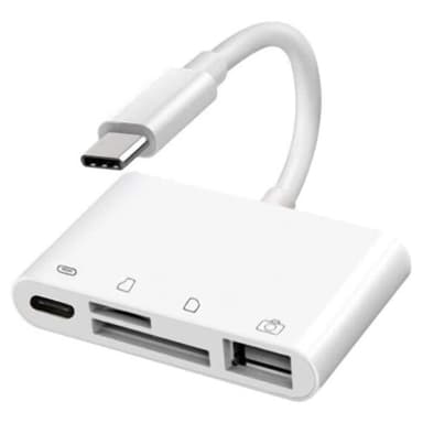 4i1 USB-C till SD, TF, USB-A och USB-C