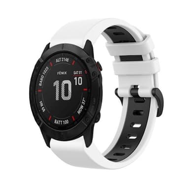 Armband till Garmin Pro 26mm - Vit & Svart |