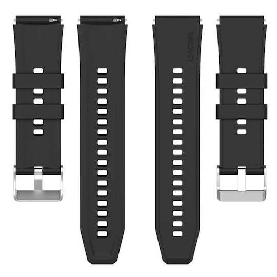 Silikonarmband till Huawei Watch GT 3 Pro 46mm - svart