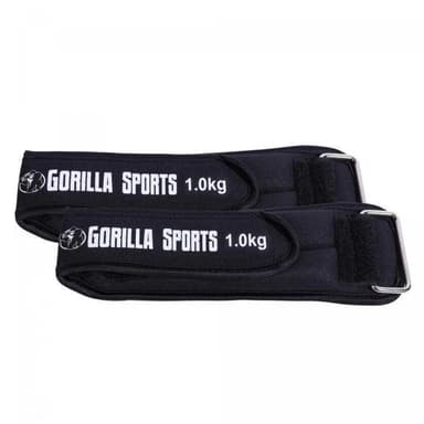 Gorilla Sports ANKEL- OG HÅNDLEDSVÆGTE GS - 0,5-2KG 2 x 1 kg