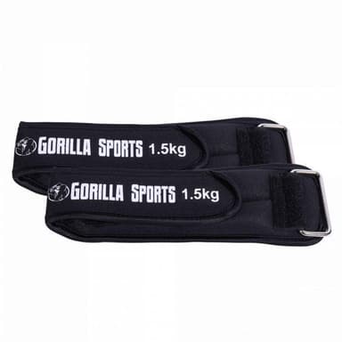 Gorilla Sports Håndledsvægt Ankelvægt Ankelvægt - 0,5-2kg 2 x 1,5 kg