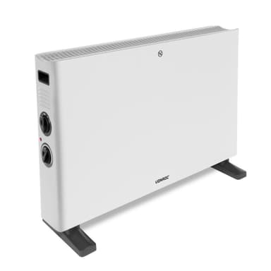 VONROC El-radiator - Hvid - Med Turbo Fan - Justerbar termostat- 2 - Til rum op til 24m2 - Moderne | Elgiganten