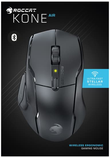 Roccat Kone Air trådløs gaming-mus (sort)