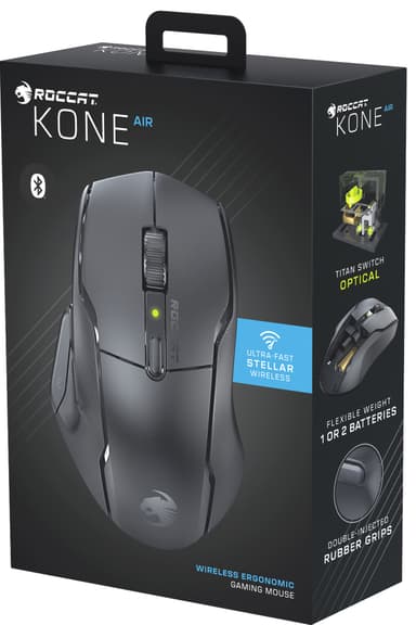 Roccat Kone Air trådløs gaming-mus (sort)