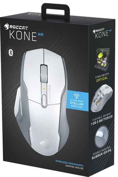 Roccat Kone Air trådløs gaming-mus (hvid)