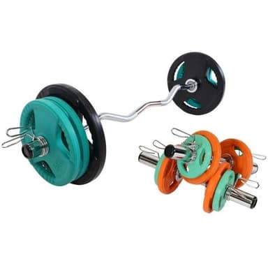 Gorilla Sports Curl bar Håndvægte TRIGRIP 50 mm - 75kg