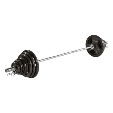 Tunturi Fitness Olympic Tri-Grip Barbell Set 100kg