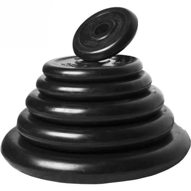 Gorilla Sports Curl bar Gummi - 35 kg