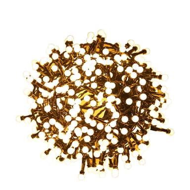 Plug-in String Lights 8 Modes 500 LED'er Varm hvid 10 m