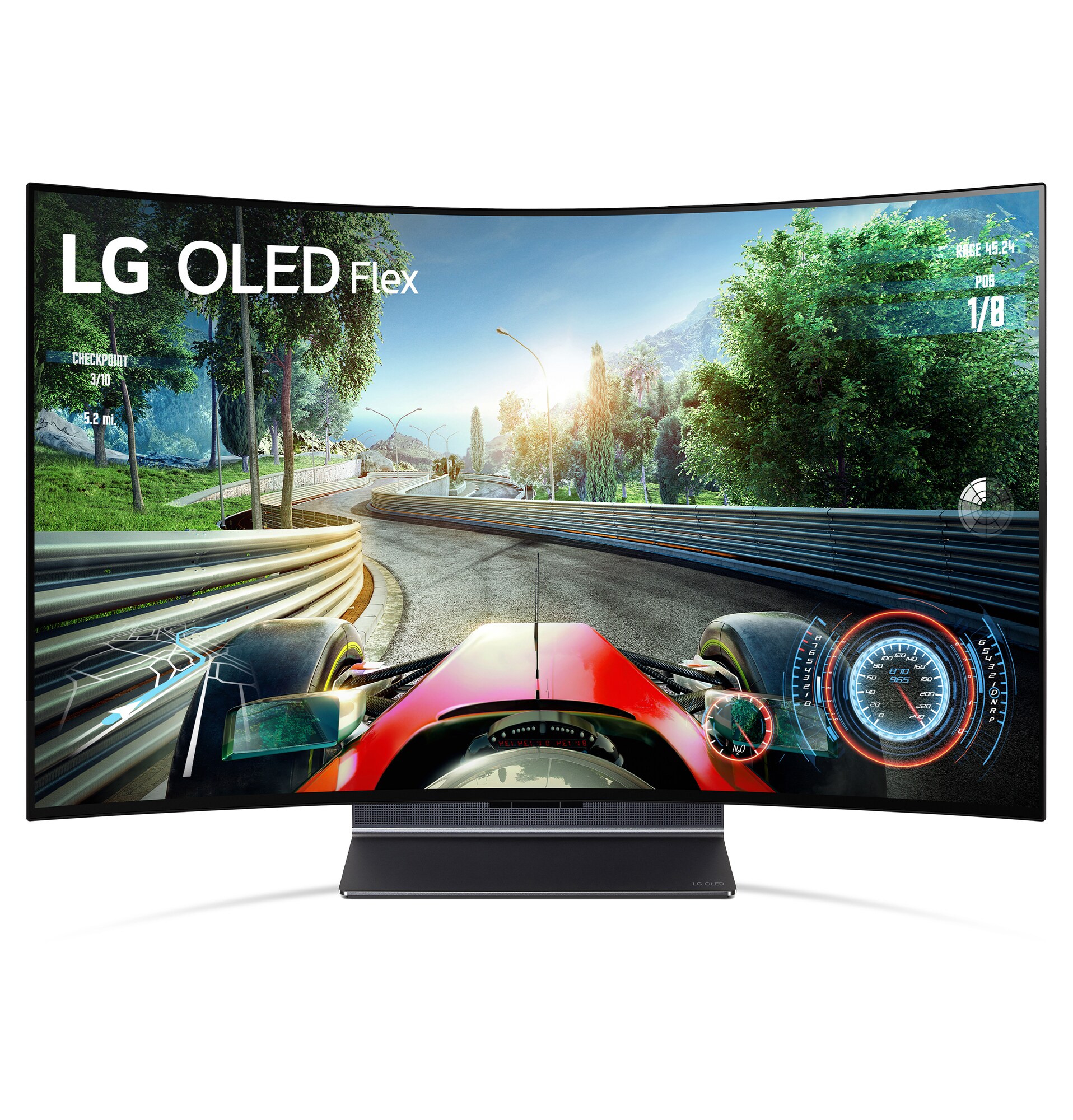 LG 42" Flex 4K TV | Elgiganten