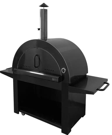 Myoutdoorkitchen - Black Collection -Træfyret pizzaovn – Chicago