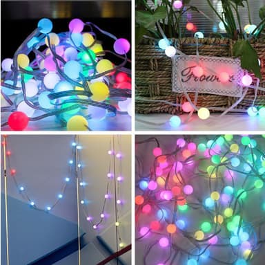 Fairy String Lights Bluetooth kontrol MultiColor 2 m