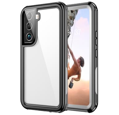 Samsung Galaxy S22 Ultra vandtæt mobilcover Sort/Grå
