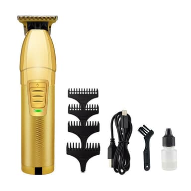 Elektriske hårklippere med Limit Combs 1800 mAh Guld 7 stk