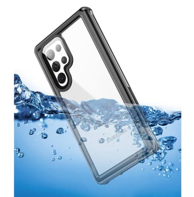 Samsung Galaxy S22 Ultra vandtæt mobilcover Sort/Grå
