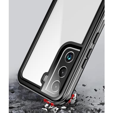 Samsung Galaxy S22 Ultra vandtæt mobilcover Sort/Grå