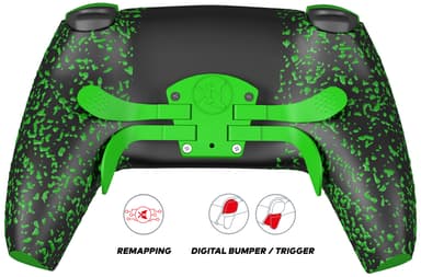 King PS5 Prime Pro trådløs controller (grøn)