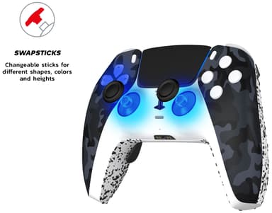 King PS5 Prime Pro trådløs controller (sort)