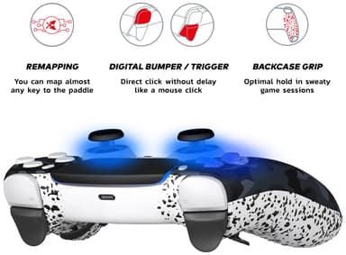 King PS5 Prime Pro trådløs controller (sort)