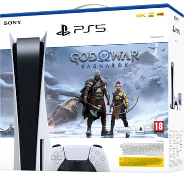 PlayStation 5 + God of War Ragnarök pakke