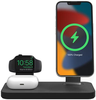 Mophie Snap+ 3-i-1 trådløs opladningsstander