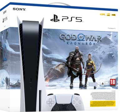 PlayStation 5 + God of War Ragnarök pakke