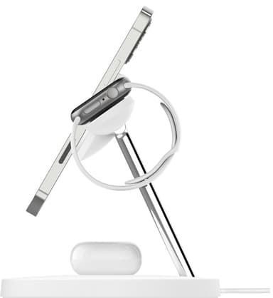 Belkin BoostCharge Pro 3-i-1 trådløs oplader (hvid)