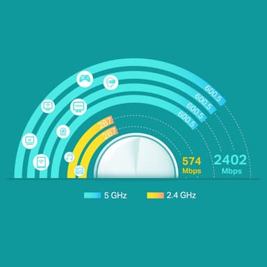 TP-Link Deco X60 V3.2 WiFi 6 Mesh-system 3-pak