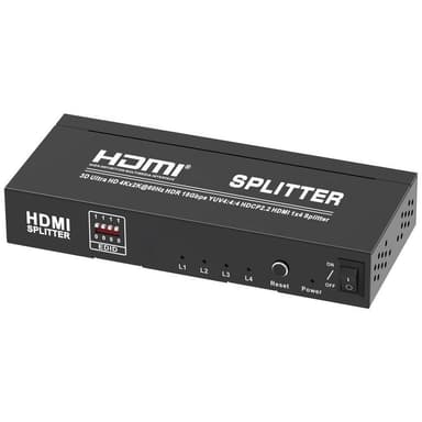 Maxtrack CS 25-4 L HDMI-splitter 1 stk