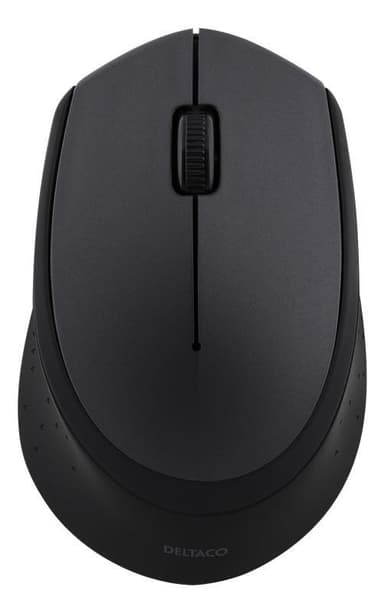 DELTACO wireless optical mouse 2,4GHz, 3 buttons with a scroll, grey