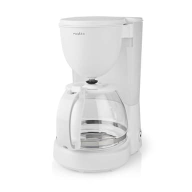 Kaffemaskine | Filterkaffe | 1.25 l | 10 Kopper | Hold-varm funktion | Hvid