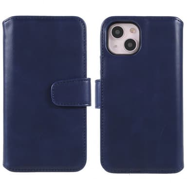 Nordic Covers iPhone 13 Etui Essential Leather Heron Blue
