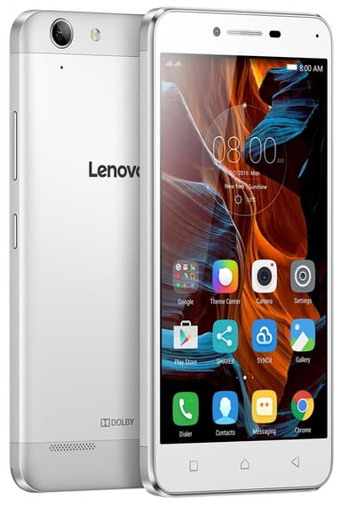 Lenovo K5 Dual SIM smartphone - sølv