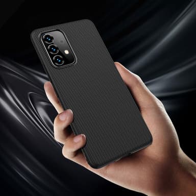 SKALO Samsung A53 5G Twill TPU-cover - Sort