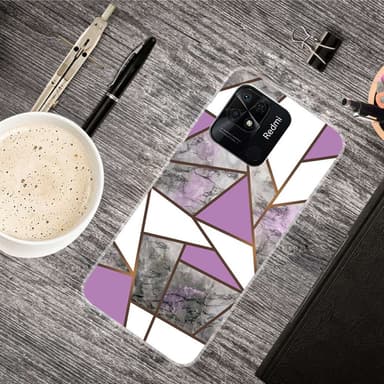 SKALO Xiaomi Redmi 10C Marmor TPU-cover - #11