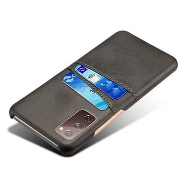 SKALO Samsung S20 FE PU-læder Kortholder Cover - Sort