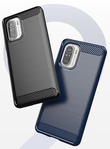 SKALO Xiaomi Mi 11i Armor Carbon Stødsikker TPU-cover - Blå
