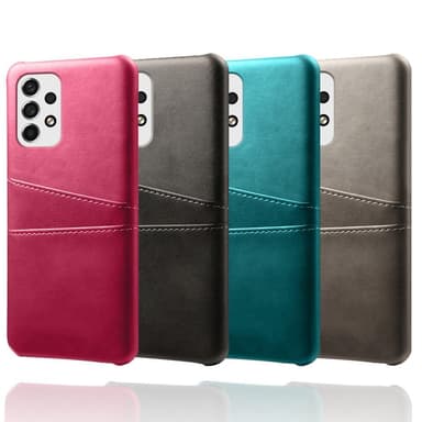 SKALO Samsung A53 5G PU-læder Kortholder Cover - Sort