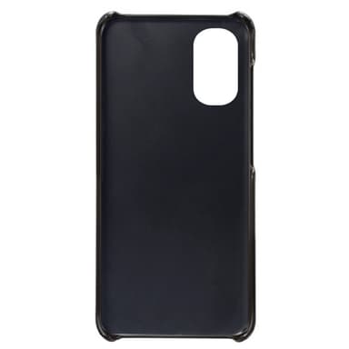 SKALO Motorola Moto E32/E32s PU-læder Kortholder Cover - Sort