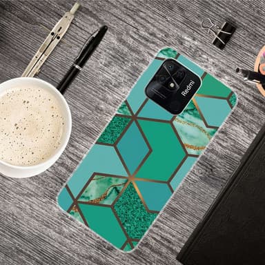 SKALO Xiaomi Redmi 10C Marmor TPU-cover - #9