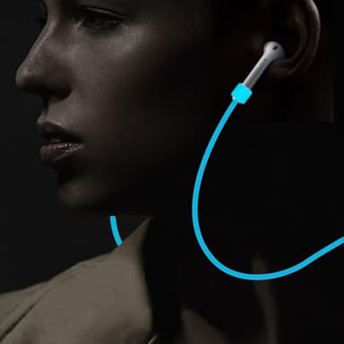 SKALO AirPods Silikone snor - Blå