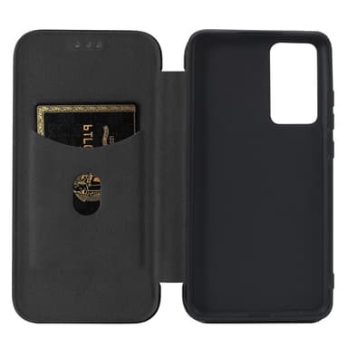 SKALO Xiaomi 12 Pro Carbon Fiber Pungetui - Sort