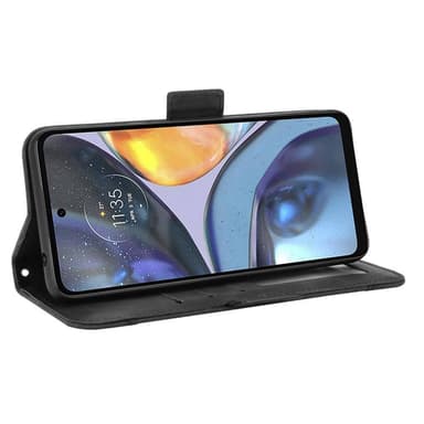 SKALO Motorola Moto G22 6-RUM Pungetaske - Sort