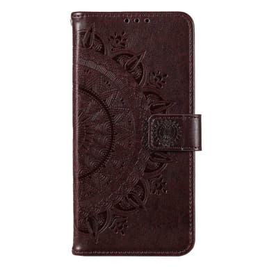 SKALO Motorola Moto G52 Mandala Flip Cover - Brun