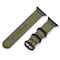 SKALO Nato armbånd i nylon Apple Watch 38/40/41mm - Grøn