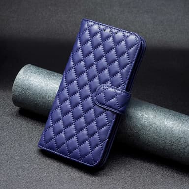 SKALO Motorola Moto G22 BINFEN COLOR Quiltet Pung - Blå