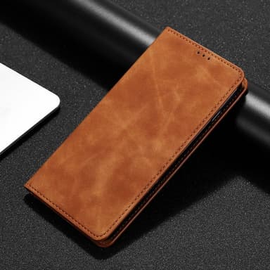 SKALO Nothing Phone (1) Slim Premium Flip Cover - Lys brun